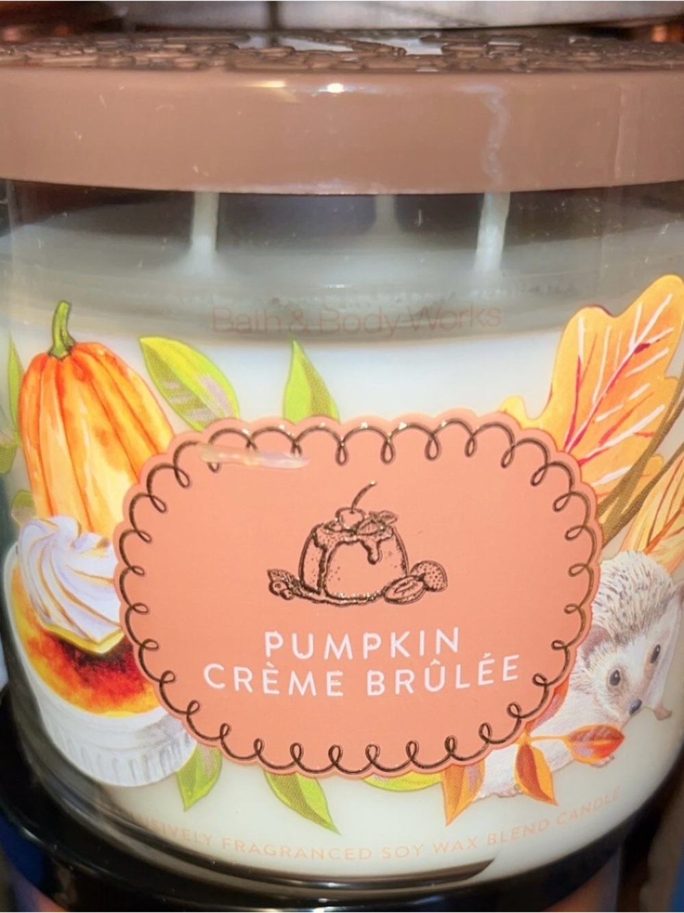 Bath & Body Works Pumpkin Crème Brûlée 3-Wick Candle